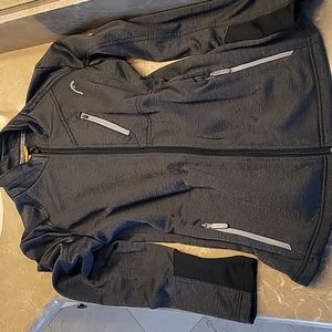 HEAD Fleece-lined Front-Zip Charcoal Gray Jacket, S